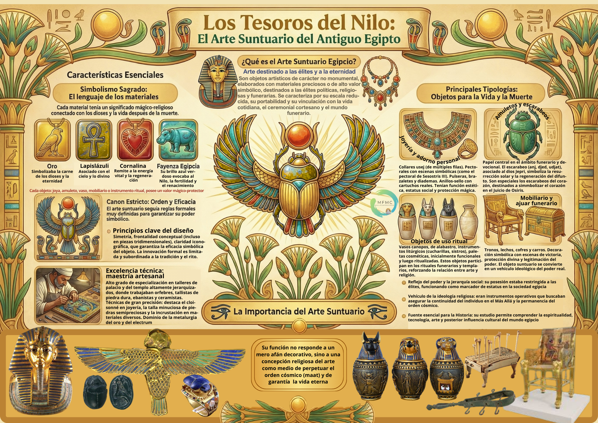 artes suntuarias egipcias